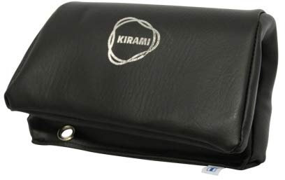 Kirami OY Bade-Nackenkissen, Schwarz, Kunstleder, Nackenschmerzen lindern beim Baden, Komfortables Baden