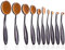 UNIMEIX 10 Stück Blending Tool Ink Blending Brushes Tintenmischpinsel Brushes(Braun)