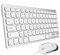 Macally USB Wired Keyboard and Mouse Combo for Mac and PC - Save Space with a Compact Small Mac Keyboard and Mouse for MacBook Pro/Air, iMac, Mac Mini/Pro - Compatible Apple Keyboard and Mouse