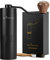 West Coast Chef Manual Coffee Grinder - Manual Burr Grinder, Portable Coffee Grinder Manual - Espresso Hand Grinder Coffee - Manual Coffee Bean Grinder - Travel Coffee Grinder Hand (Black)