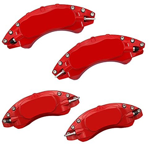 AOOA Aluminum Brake Red Caliper Covers Fits Honda Civic 10 Generations(set of 4)