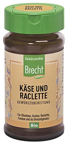 Brecht Gewürzzubereitung, Käse und Raclette, Glas, 37g