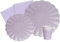 Ciao Kit Vajilla de Fiesta Flower Shape para 24 personas (112 pcs: 24 platos Ø23cm, 24 platos Ø18cm, 24 vasos 250ml, 40 servilletas 33x33cm) de papel compostable eco-friendly, lavanda púrpura