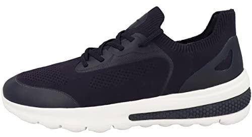 Geox U Spherica Actif U35baa, Zapatillas Hombre, Azul Navy, 45 EU Ancho