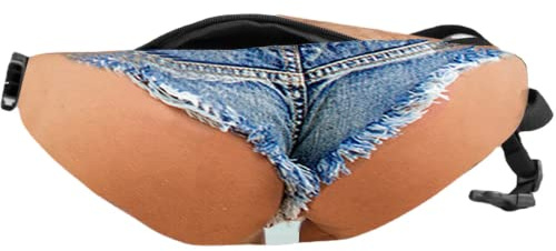 Bauch Gürteltasche - Bierbauch Bauchtasche wasserdichte Reißverschlusstasche Biergürtel (Superkurze Jeans pp)