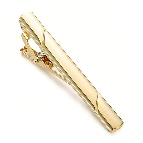 VASANA Pince à cravate minimaliste en acier inoxydable pour homme - Cadeau idéal pour les hommes - Pour les fêtes d'affaires, les mariages, le meilleur cadeau et la vie quotidienne