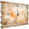 Bilder-Manufaktur BM Holz Funk Quarz Quarzwanduhr Wanduhr Funkwanduhr Funkwanduhren Funkuhr Funkuhren kein Ticken lautlos geräuschlos leise ohne Tickgeräusche groß XXL H3b-10220-funk