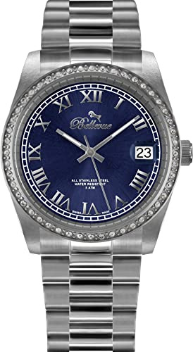Bellevue H.5 Women's Watch, Blue, 35MM, Bracelet