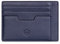 VON HEESEN Echtleder RFID Kartenetui aus Nappa-Leder - 9 Fächer - Querformat Kreditkartenetui für Damen & Herren (Blau)