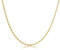 Made by Nami Minimalistische Halsketten Damen • Dezente Edelstahl Halskette mit starkem Karabiner-Verschluss • Choker-Kette Frauen & Mädchen • Filigrane Gliederkette • Geschenk für Sie (S-Design Gold)