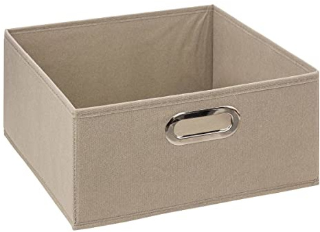 Five Aufbewahrungsbox, Beige, Leinen, 31 x 31 x 15 cm