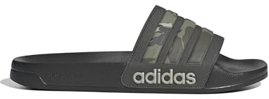 adidas Adilette Shower Slides, SE DESLIZA Unisex Adulto, Shadow Olive/Putty Grey/Olive strata, 44.5 EU