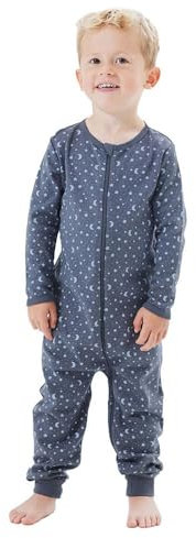 NAME IT Baby - Jungen Nbmnightsuit Zip Turbulence Night Noos, Turbulence, 92