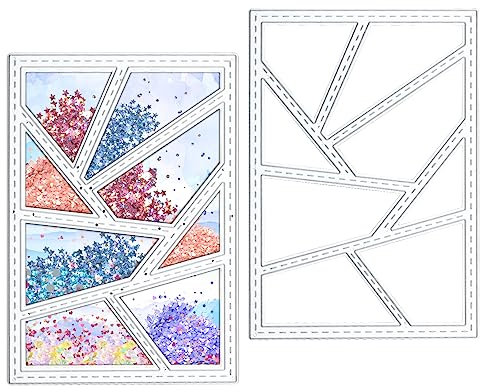 Kireida® Gitterrahmen, 3D-Hintergründe, Rahmen, Metall-Stanzform für Scrapbooking, Neue Stanzformen, DIY-Album, Kartenherstellung, Dekor, Papierhandwerk