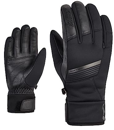 Ziener Damen KLEO Ski-Handschuhe/Wintersport | Windstopper, Soft-Shell, Black, 6,5