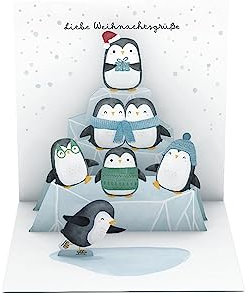 Grafik Werkstatt |Pretty Pop-Up Karte | dreidimensional | Weihnachten | Frohes Fest