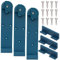 Schienenregalsysteme für FastCap 02896 Montage, Schienenständer für Makita/Festool, Schienensägen-Führungsschienenhalter für DeWalt Führungsschiene (blau)