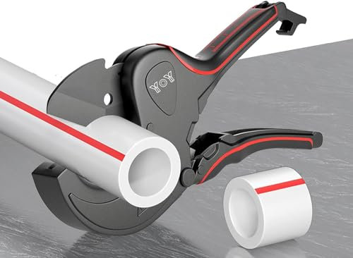 Pince Coupe Tube PVC 42mm, Coupe-tuyau Manuels, Grand Coupe-tubes Per Multicouche, Coupe Tuyau Plastique pour Tuyaux en PVC, PEX, PPR