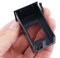 EQ7545R Acoustic Guitar Pickup Parts Battery Holder, Easy Replacement Access, Suitable for 9V Battery, Sturdy ABS Construction, Black