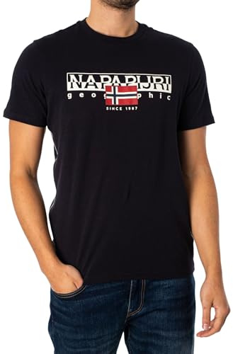 Napapijri Herren Aylmer-T-Shirt, Black, L