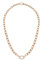 Daniel Wellington Crystal Link necklace One Size 316L Stainless Steel With Pvd Plated Rose Gold & Crystal Embellished Ring In Rose Gold Plated Brass Rose Gold