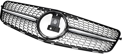 Artudatech Front Bumper Grille Grill Compatible with Benz W204 C300 C350 2008-2014 LED C-Class