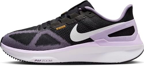 Nike Damen Air Zoom Structure 25 Laufschuh, Black/White-Daybreak-Lilac Blo, 40.5 EU
