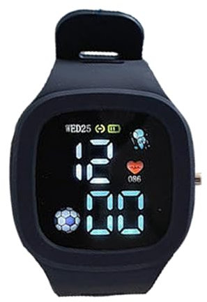 Orologio Intelligente Per Bambini | Orologio Fitness Tracker Per Bambini Con Frequenza Cardiaca | Orologi Intelligenti Fitness Donna | Orologi Per Bambini Impermeabili In Silicone Per Ragazze Ragazzi