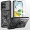 TTYSHTT for Honor 200 Smart 5G Case with Tempered Glass Screen Protector and Camera Cover Protection Cover Shockproof Heavy Duty [Military-Grade] Rugged Phone Case with Kickstand (Black)