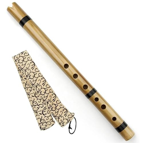 Bambus 6 Löcher Flöte G/A Tonart Vertikales Bambus Flauta Fluta Musikinstrument(G key)