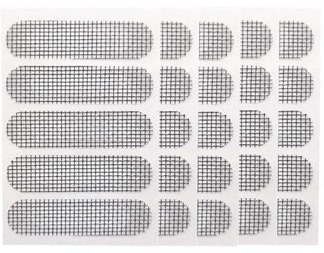 Proypiax Fliegennetz-Reparaturset, Moskitonetz, Fliegengitter, Insektennetz-Reparaturset,Wasserdicht & Selbstklebend Für Fenster Tür Loch Von Fliegenvorhang Anti Moskito Insekten