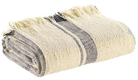 Vivaraise Jacquard-Plaid Jane Mehrfarbig Marine 130 x 160 cm