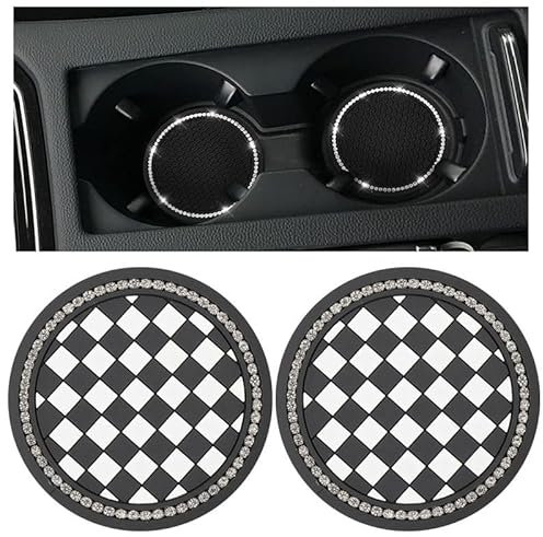 WACDXST 2Pcs Car Cup Holder Coasters Replacement, for Audi A1 2016-2023 Waterproof Scratch Insulated Car Drink Holder Insert Cup Coaster