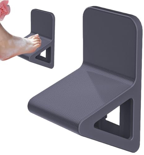 Shower Step for Shaving Legs, Triangular Bathroom Pedal Footrest, Shower Shaving Leg Assist for Enhanced Comfort, Bathtub Foot Rest, Shower Footrest for Safe and Convenient Shaving