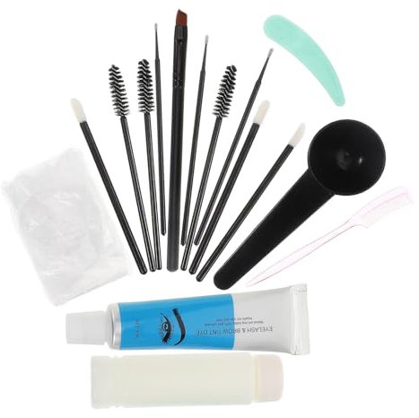 Ipetboom Tinte Para Cejas Con Jabón Para Cejas y Gel Para Color Oscuro Kit De Coloración De Para Diario Maquillaje