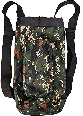 Longzhuo Portable Oxygen Cylinder Bag 2L, Medical Oxygen Tank Backpack with Adjustable Padded Straps, Durable Carry Case for Travel & Home Use (Army Green)