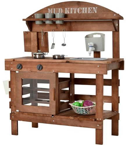 Mud Kitchen for Kids Outdoor (31.5in)