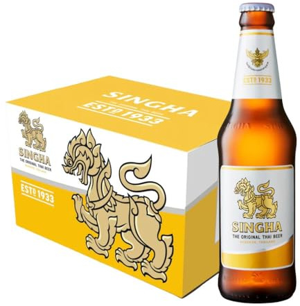 Singha Thai Beer 24 x 330ml Bottles