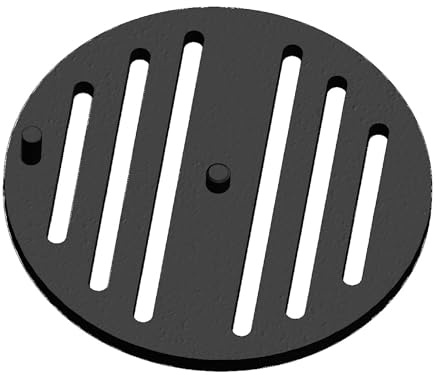 Kaminrost/Ascherost Rund Ø 215 x 10 mm passend für Haas+Sohn ** Kaminöfen inkl. Modellübersicht - Ascherost Kamin aus massivem Stahl - Feuerrost feuerfest & hitzebeständig