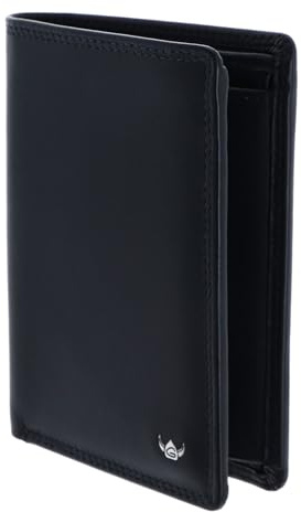 Golden Head Leder Geldbörse Polo RFID Protect Kombischeintasche 1348 Marineblau dunkelblau