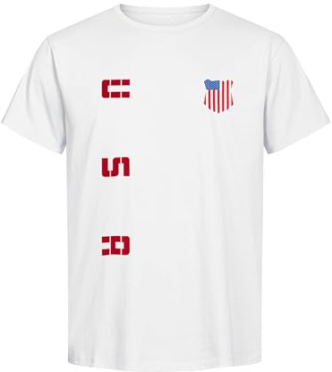 USA Trikot WM-2026 T-Shirt Wunschname & Nummer Fussball Herren United States Fan-Shirt