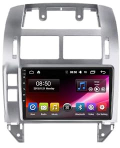 Car Radio para Volkswagen Polo 4 Mk4 2001-2009 9 Pulgadas Android 15 Car Estéreo Wireless Carplay Android Auto para, 4 Core 2G+64G