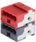 ABB E/GM SET MORSETTI DI COLLEG. NERO/ROSSO