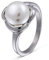 Juwelier Schönschmied - Damen Damenring Verlobungsring Ring mit Perle La Perla Edelstahl pearl 62 (19.7) Nr200D