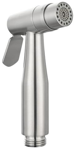 CIENCIA Pulvérisateur à Bidet Manuel Pulvérisateur en Acier Inoxydable Shattaf - Uniquement Tête de Pulvérisation de Bidet, Accessoires de Nettoyage de Toilettes à Eau WS024A