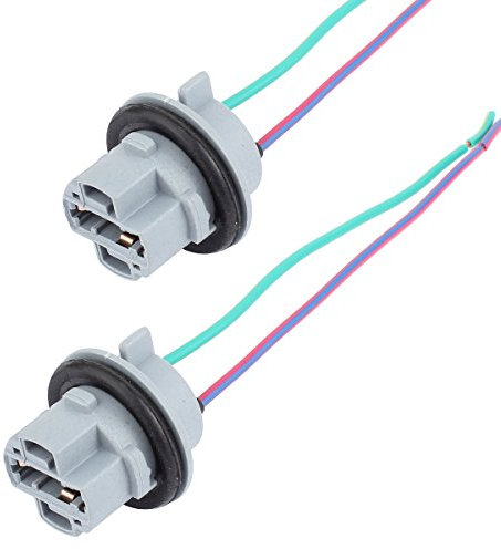 TOMALL 7440 T20 Douilles Adaptateur Femelle pour Clignotants/Ampoules Inverse (Lot de 2)
