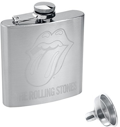 GB Eye LTD, The Rolling Stones, Logo, Hip Flask