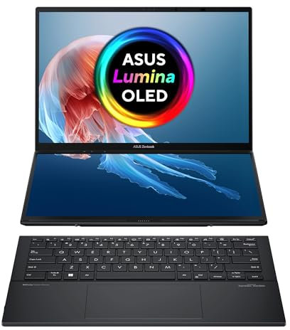 ASUS ZenBook OLED UX8406MA-PZ023W - Ordenador Portátil 14 WQXGA+ 120Hz (Intel Core Ultra 9 185H, 32GB RAM, 1TB SSD, ARC Graphics, Windows 11 Home) Gris Tintero - Teclado QWERTY español