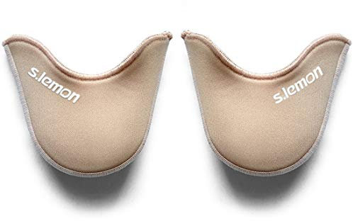 s.lemon Silikon Gel Zehenkappen Zehenschutz Tanzen Ballett Pointe Schuhe Zehenpads, rutschfeste, atmungsaktiv und langlebig
