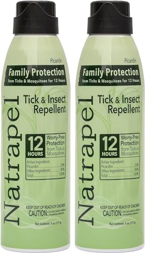 Natrapel Tick & Insect Repellent, 12-Hour Protection, Eco-Spray, 6oz, 2Pk